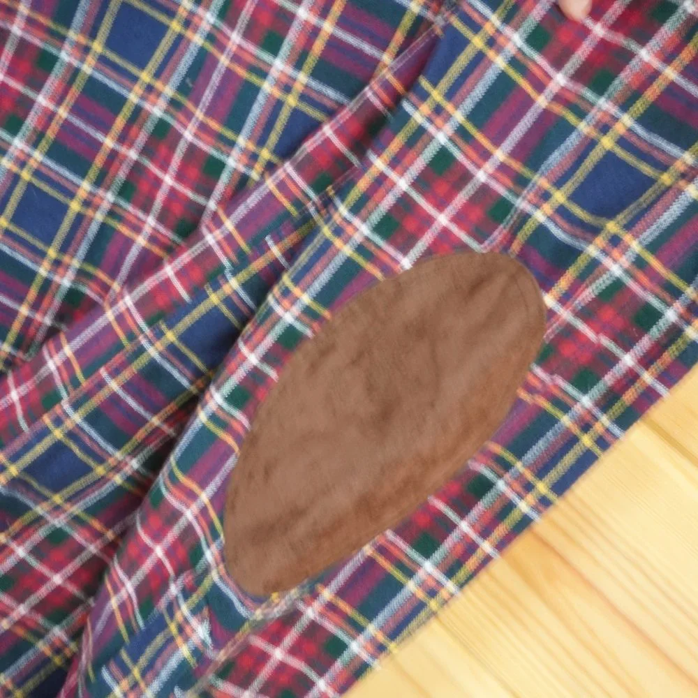 J Crew Mercantile Flex Red Blue Green Plaid Button Up Shirt Size‎ Large